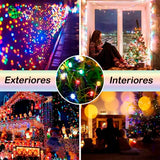 LUCES NAVIDEÑAS MULTICOLOR C/ PANEL SOLAR🎅🏻